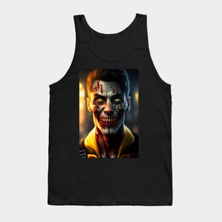 Zombie Scary face Tank Top